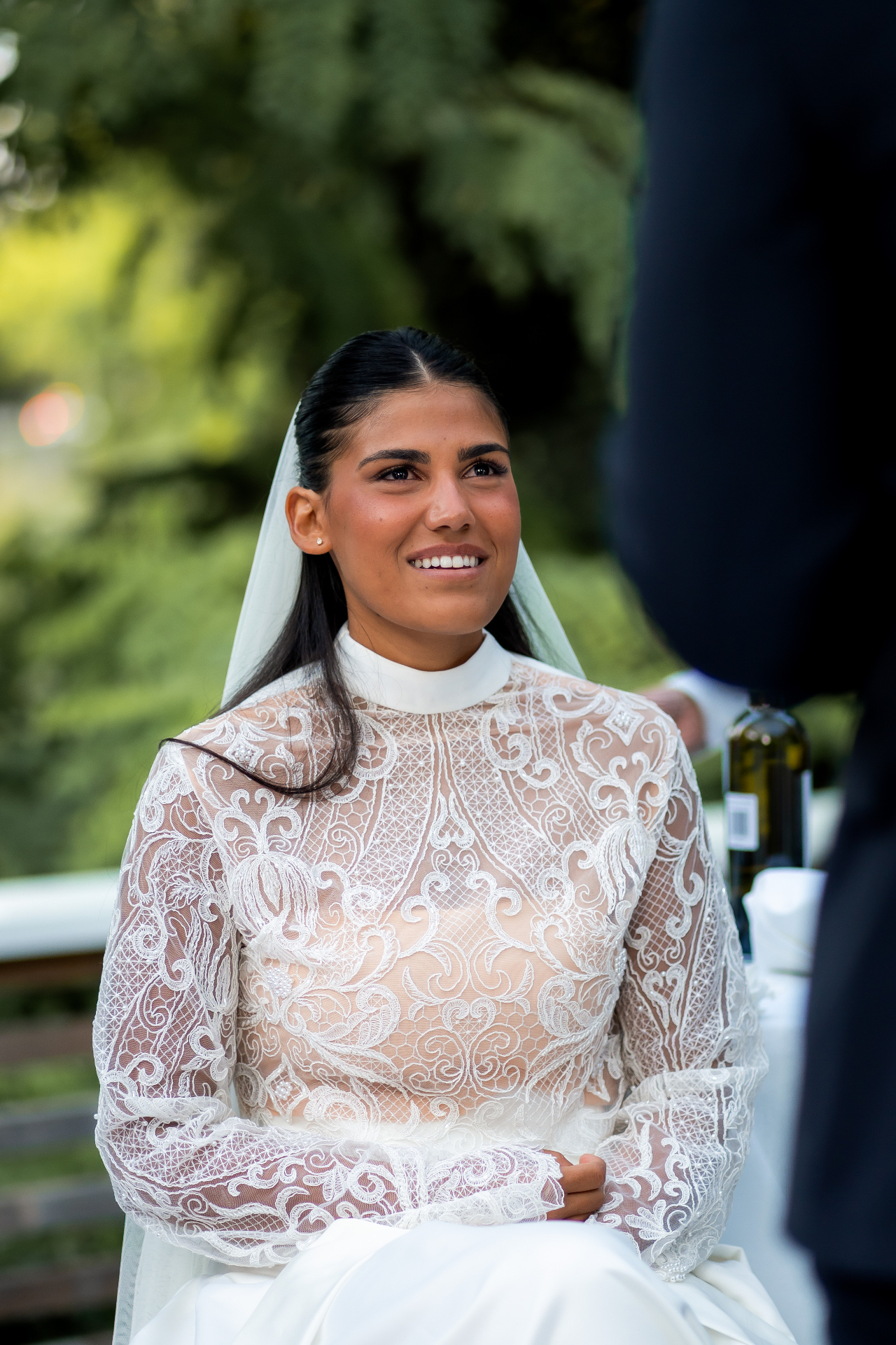 Mariée en dentelle